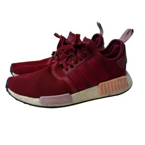Adidas NMD R1 Burgundy Maroon Peach Lavender B37646 Womens 8.5 Running Shoes